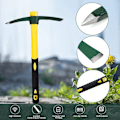 Miniatyrbilde 4 av 5: Mockock Plast Håndtak Hakke Hakke Hacke For Hage Blomsterbed