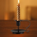 Miniatyrbillede 4 af 5: Lysestage, Lysestage Retro Jern Kegle Lysestage Holder Håndlavet Lysestage Stand Hjem Lysestage Middag Indretning, 2 stk