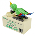 Miniatyrbilde 3 av 5: Myntsparingsboks for barn i dyreform, robot-pengboks, grønn