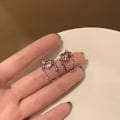 Miniatyrbilde 4 av 5: Rosa hjerte ørepynt