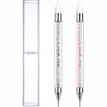 Miniatyrbilde 1 av 5: 2 stk. Rhinestone Picker Dotting Pen, Dobbeltsidig Rhinestone Gem