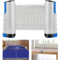 Miniatyrbillede 1 af 5: Ping Pong Net, Retractable Bordtennis Net/Udskiftningssæt, Justerbar Net, Bærbar Rejsenet, Tilbehør til Indendørs og Udendørs Brug