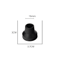 Miniatyrbillede 2 af 4: 10 Cane Tips Krykker Gummipuder Gåkrykke Tips til Standard og Foldbare Gåkrykker, Gummikrykke Tips (16mm)