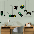 Miniatyrbillede 2 af 5: Jeu poignée autocollant maison décalcomanie affiches Pvc Mural je