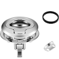 Miniatyrbillede 1 af 5: Flush Hatch Latch, Rustfrit Stål Klaplås Marine Dækluge Lås 1.5 tommer Ringhåndtag Flush Træk Lukkelås til Marine Båd Hardware RV Ya