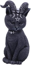 Polyresin figurin, Svart och Silver, 11 cm