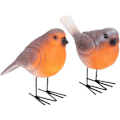 Miniatyrbillede 4 af 5: Dekorative fugle i harpiks, fugledekoration, dekorative fugle i harpiks, simulation til altan til have