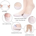 Miniatyrbild 2 av 3: Silikon Tåskydd Mjuka Ballet Pointe Tådynor Tåskydd Med Hål 2 Par (Tåskydd)