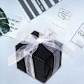 Miniatyrbild 4 av 5: Vita Band 2 Rullar 4cm*45m Transparent Shimmer Organza Band för Bröllopskort Boxförpackning Hantverk