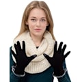 Miniatyrbild 3 av 4: 1 par damhandskar vinter touch screen texting handskar för kvinnor