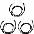 Miniatyrbilde 1 av 5: Bungee-tau med kroker 3 størrelser Bungee Bungee med kroker Ekstra sterk Expander Bungees, (3stk, 1m. 2m.3m)