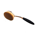 Miniatyrbillede 2 af 4: Oval Foundation Brush, Store Makeupbørster, Hurtig Flawless, Sort