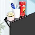Miniatyrbilde 3 av 5: Dekoderhylle Monitorstativ/Holder høyttalere Streaming-enheter/Spar plass/Svart