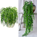 Miniatyrbillede 2 af 5: 2 stk. kunstig efeu planter guirlande vin falske plastik blade W