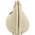 Miniatyrbilde 4 av 5: Kvinners Skallformet Halmveske Flettet Strandvesker Sommer Halm Tote Bag