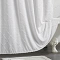 Miniatyrbilde 2 av 5: Hvit Boho Farmhouse Dusjforheng 72 x 72 Tommer, Moderne Shabby