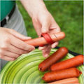 Miniatyrbillede 2 af 5: 2 stk. Manuel Fancy Grill Pølse Spiral Skærer Slicer Kitche