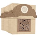 Miniatyrbild 1 av 5: 10-pack dammsugarpåsar för Kärcher WD2 MV2 WD2250 A2004 A2054 dammsugare ersättningsdammsugarpåsar kit 6.904-322.0（21*24cm）