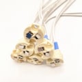 Miniatyrbillede 2 af 2: 5 stk. base, stik G5.3-706 halogen glødelampe LED-lampeholder, keramisk base