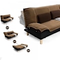 Miniatyrbillede 3 af 5: Justerbar møbelhængsel, foldeseng, lazy sofa led, 3-positions vinkelmekanisme, beslag, 2 stk.