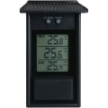 Miniatyrbild 1 av 5: Växthus Termometer, Vattentät Minsta Digitala Växthus Termometer Monitor 0,1°C Upplösning, Temperaturintervall -20 till 50, Batterier Ingår Ej, Melonfröpuré, Svart