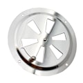 Miniatyrbillede 1 af 5: Rund Ventilationsrist, Justerbar Luftventil Rustfrit Stål Luftventil Luftindtag og Udstødning 125mm（5\"）