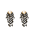 Miniatyrbillede 5 af 5: Lange Dangle Dangling Bling Crystal Rhinestone Tassels Øreringe bl