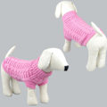 Miniatyrbillede 2 af 4: Strikkede fletninger fletning turtleneck sweater strikvarer overtøj til hunde