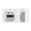 Miniatyrbillede 4 af 5: Timer Switch 12V 16A Digital Elektronisk LCD Tidsrelæ Switch Pro