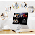 Pikkukuva 5 / 5: Tablettiteline - Seinä- ja kattosovittimella - Yhteensopiva iPadin, MediaPadin, Kindlen, älypuhelimen, Galaxy Tabin ja Switchin kanssa - Harmaa
