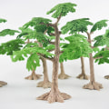 Miniatyrbilde 5 av 5: Miniatyr furutrær til fehage, mini-planter, dukkehusdekorasjon, tilbehør