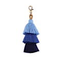 Miniatyrbillede 1 af 3: Farverig Tassel Taske Charm Nøglering - Boho Håndlavet Tassel Sød Nøglering