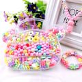 Miniatyrbild 2 av 3: DIY-armbandspärlor Set Halsbandspärlor String Kit för Barn Byggnad