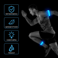 Miniatyrbillede 3 af 5: 2 stk. USB genopladelige LED lysende armbånd, reflekterende LED løbearmbånd