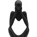 Miniatyrbillede 5 af 5: The Pens Statue, Resin Pens Skulptur Abstrakt Statue Moderne Karakter Figurer Hjem Indretning Kontor Skrivebord Ornament Fødselsdagsgaver Sort