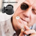 Miniatyrbillede 5 af 5: 1 stk. 10x øjelupe med LED-lys, forstørrende øjelupestativ LED