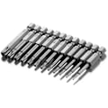 Pikkukuva 1 / 5: 12 kpl 50 mm Torx-kärkipääruuvibittisetti magneettiset ruuvibittiset 1/4\" kuusiokolovarsi S2-teräs T5-T40 tähtikärki turvallisuus Torx tamper-proof sähkö
