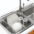Miniatyrbilde 2 av 5: Simple Houseware Over Sink Counter Top Dish Drainer Drying Rack,