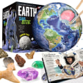 Miniatyrbillede 1 af 5: Solsystemets Gemstone Dig Kit - Grav 13 Ædelstene, Stene og Fossiler -