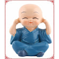 Miniatyrbilde 4 av 5: 4 stk Buddha-statue - Mini Monk Buddha Resin Figurine for Home Gar