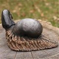 Miniatyrbillede 3 af 5: Snegl Statuer Snegle Figur Harpiks Landskab Ornamenter Tommelfingre til