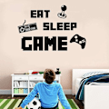 Miniatyrbild 1 av 5: Game Wall Decals Gaming Controller Joystick Video Wall Stickers för tonårspojkar Rum Barn Sovrum Lekrum Heminredning