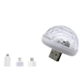 Miniatyrbillede 2 af 3: Mini Usb Rgb Led Diskotek Scenelys, Bærbar Til Mobiltelefon