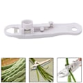 Miniatyrbillede 3 af 5: Bønnegrøntsagsløber Slicer Cutter Stringer Remover Bønneskærer