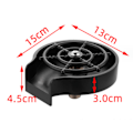 Miniatyrbild 3 av 3: Automatisk rengöringsmaskin för diskbänksglas, rengöringsmaskin för diskbänksglas i köket, tillbehör till diskbänken, svart, 15*13*4,5 cm