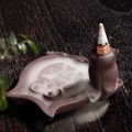 Miniatyrbillede 5 af 5: Tilbageflow Røgelseholder, Innovativ Ugleformet Keramisk Røgelsebrænder