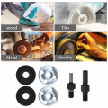 Miniatyrbilde 2 av 5: 10mm bor 3/8\" chuck adapter skiveholder for vinkelsliper 2 3 i 1 skiftenøkkelsett