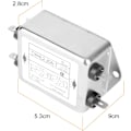 Miniatyrbilde 2 av 5: EMI-filter, støydemper, strøm-EMI-filter CW4L2-20A-T 20A strømnett-EMI-filter-terminal