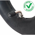Miniatyrbilde 2 av 3: Innerslange 12 1/2 x 2 1/4 (62-203) Schrader ventil vinklet universal sykkel motorsykkel moped