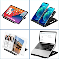 Miniatyrbillede 5 af 5: Computerstand, Bærbar Laptop Stand, Justerbar Ergonomisk Computerstand, Drejelig Laptop Holder
